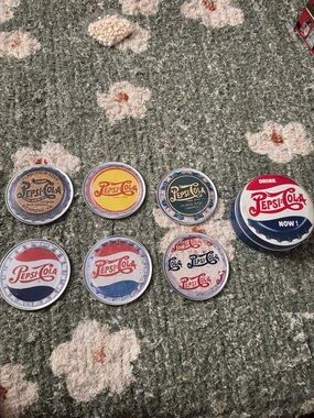 Pepsi-Cola Vintage Bottle Cap Coaster Set
